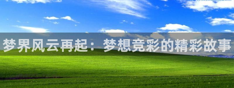 Uwin电竞在线：梦界风云再起：梦想竞彩的精彩故事